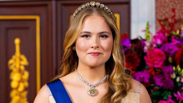 Amalia d’Olanda, che finalmente mette le mani su una delle tiare preferite della madre Maxima