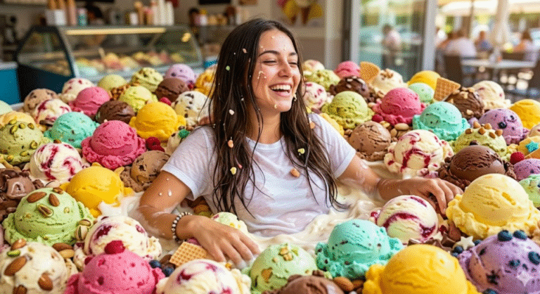 la pelle profumata di gelato!